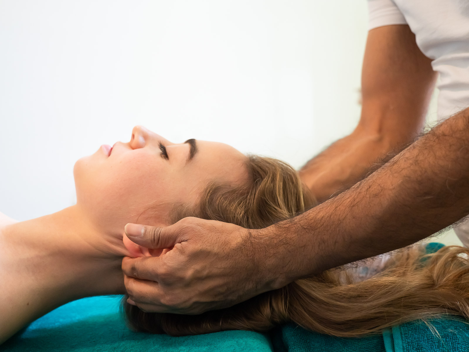 Kopf- und Nackenmassage