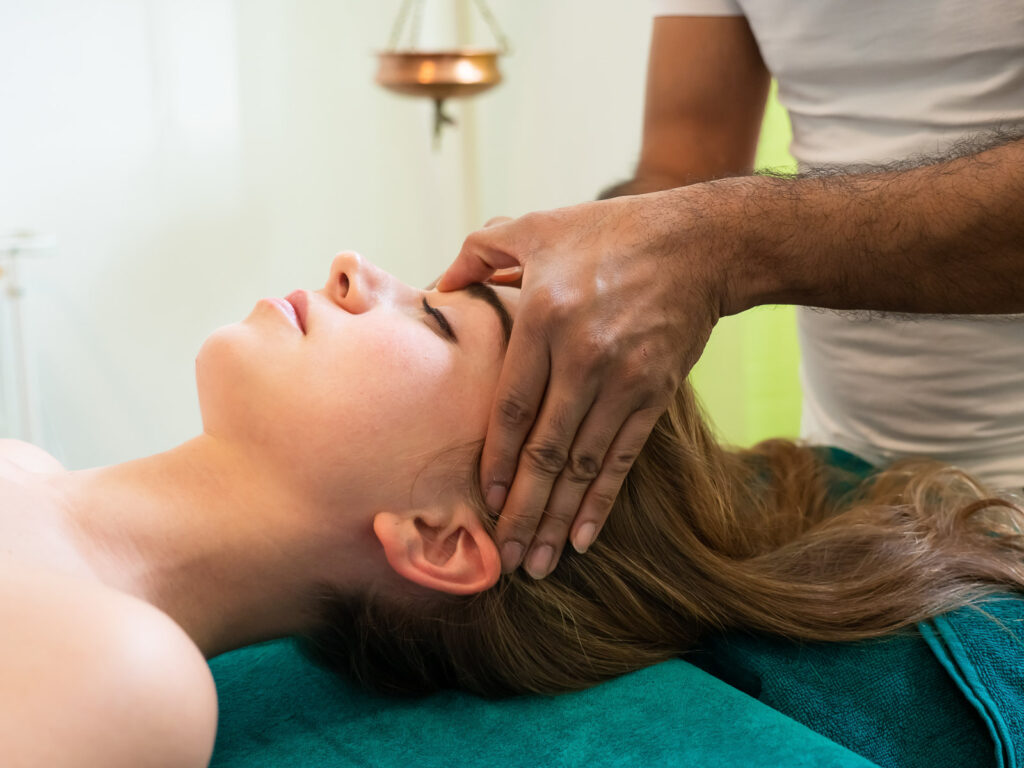 Head and neck massage