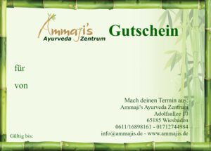 Ammaji's Gutschein