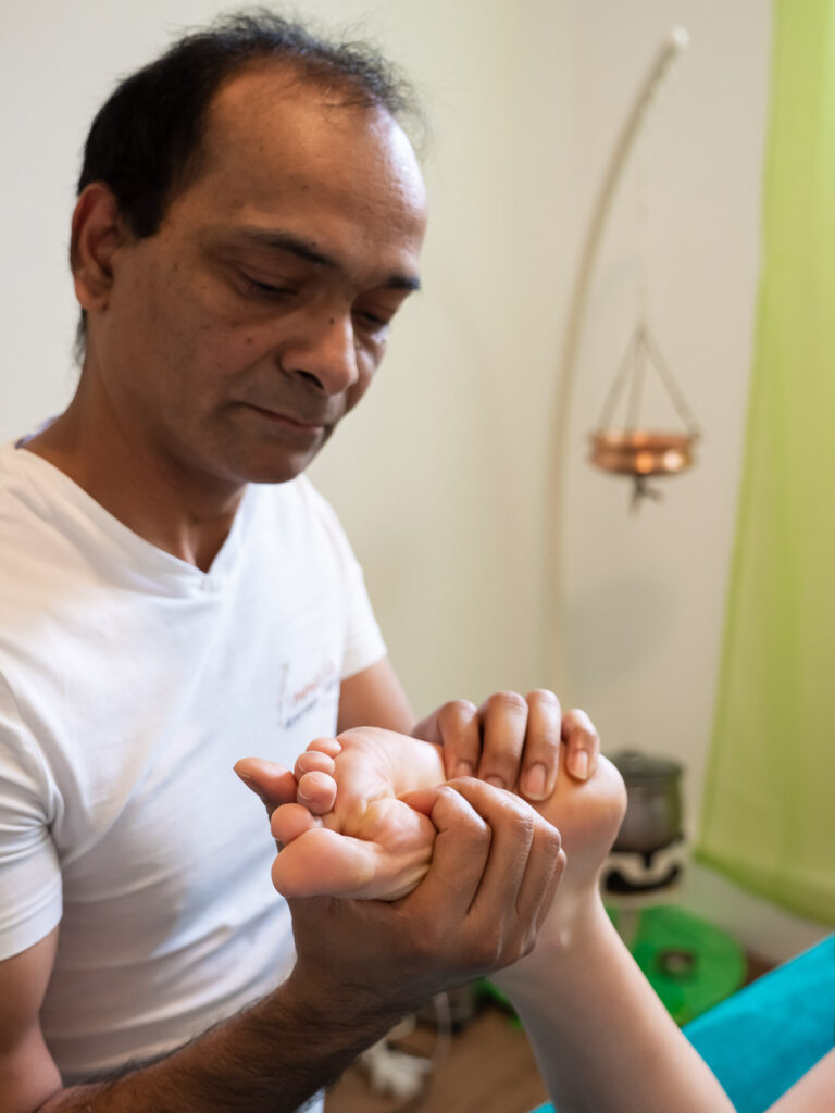 Fußreflexzonenmassage